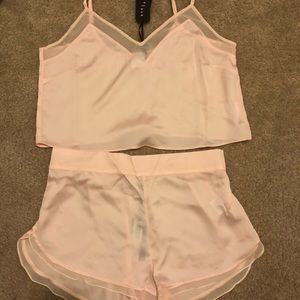 NWT satin PJ set from Soma